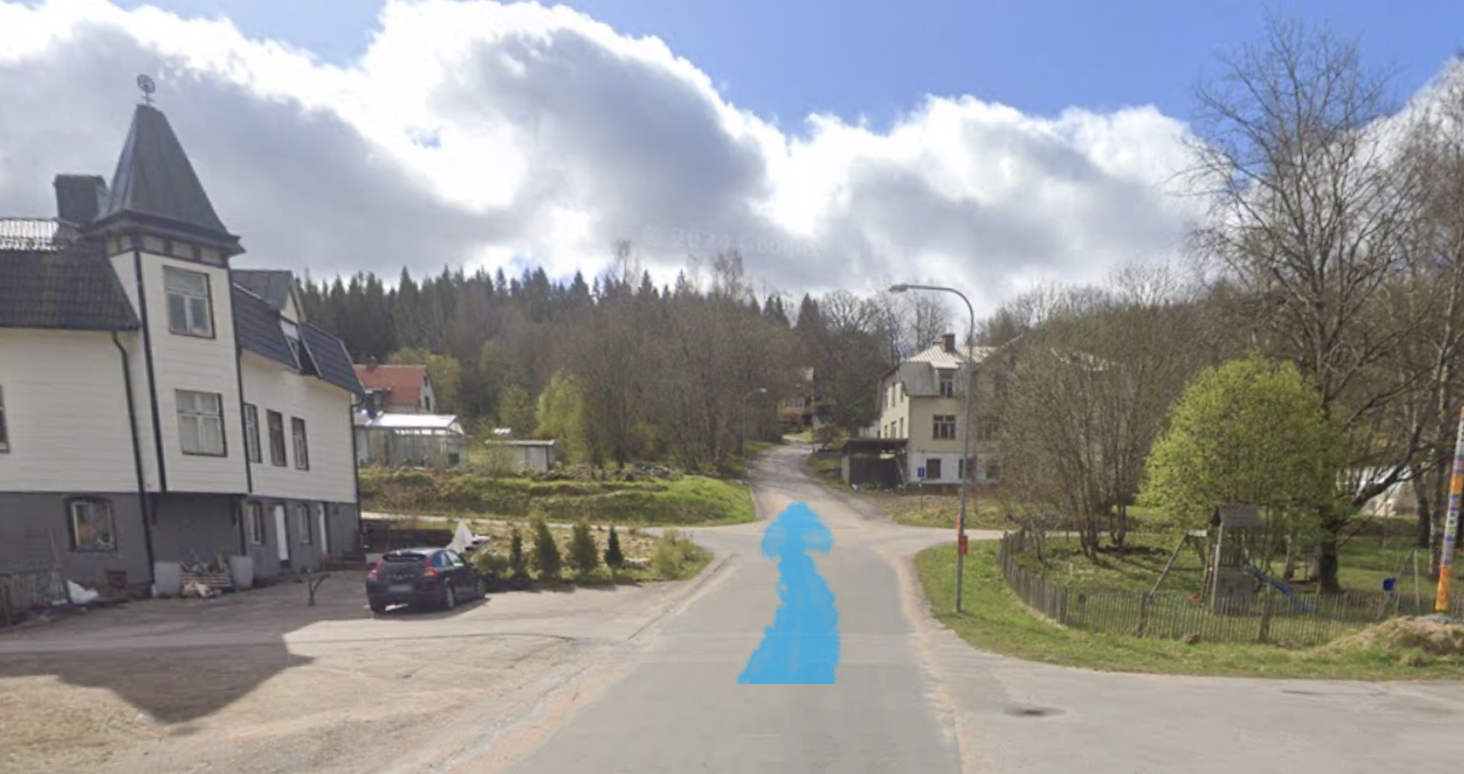 Karta till Mjällbo gård